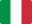 Flagga för Italien