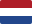 Flagga för Nederländerna