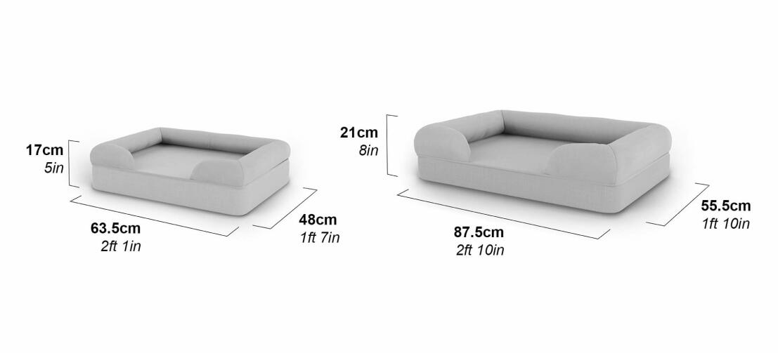 Bolster memory foam katt säng dimensioner Bolster memory foam katt säng dimensioner