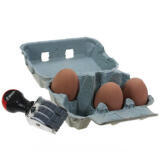 Äggbrickor och äggkartonger