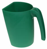 Grön kanna skop