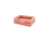En liten 24-tals bolsterbädd i rosa skum med minnesskum