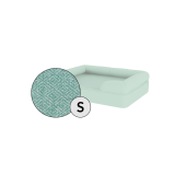 Omlet memory foam bolster hundbädd liten i kungsblått