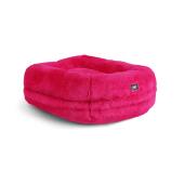 Kattbädd i varm rosa
