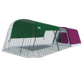 Eglu Go hutch med 2m springpaket - lila