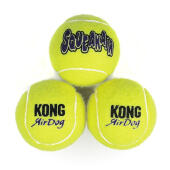 Kong air squeaker tennisbollar regular 3 pack