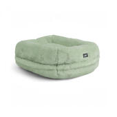 Omlet Lux ury super soft donut kattbädd i mint gren färg