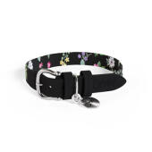 Medium midnight meadow designer hundhalsband