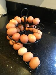 Läckra ägg från mina tjejer