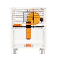 Hamster- och gerbilburen Qute - Vit