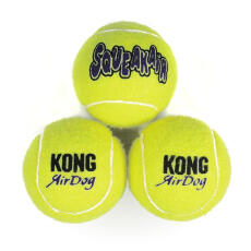 Kong air squeaker tennisbollar regular 3 pack
