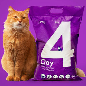 Omlets kattsand - Nr 4 Clay/Lera - 10 liter
