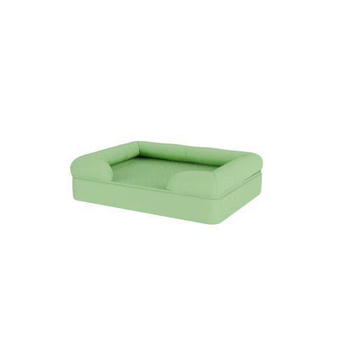 Bolster säng matcha grön