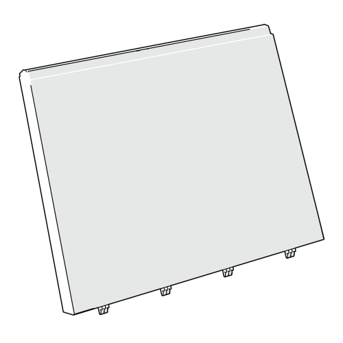 Eglu Go &  up sidopanel yttre vänster - lövgrön (005.0007.0005) Eglu Go 
