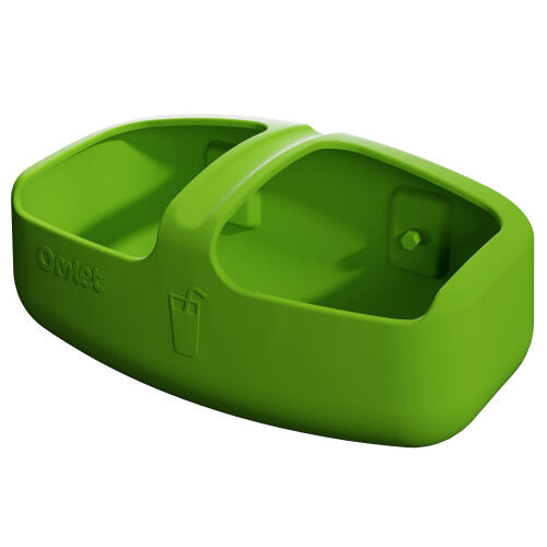 Grön Eglu pro och Eglu Cube kycklingdrinkare designad av Omlet
