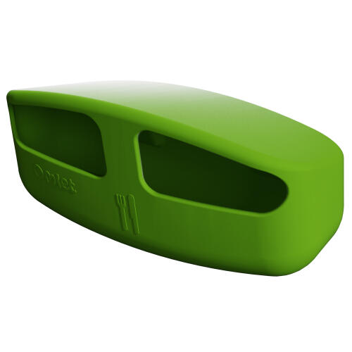 Green Eglu pro och Eglu Cube kycklingmatare designad av Omlet