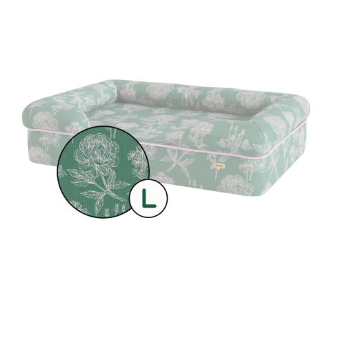Bolster hundbäddsöverdrag endast - winter garden