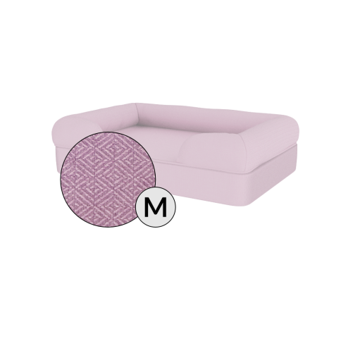 Omlet memory foam bolster hund säng medium i lavendel lila