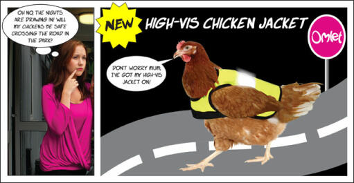 Håll kycklingarna säkra när de korsar vägen!