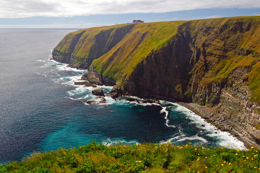 Den vackra kusten i newfoundland