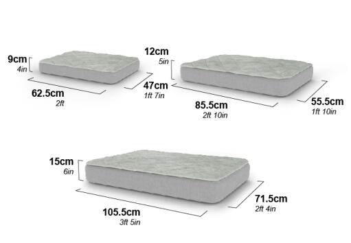Omlet Topology hundbädd dimensioner