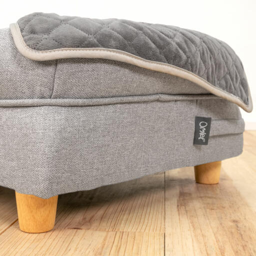 Luxury hund filt i en bolster memory foam hund säng