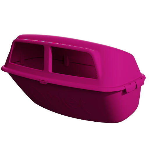 Lila Eglu Go kycklingmatare designad av Omlet