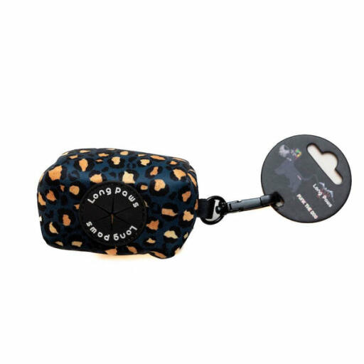 Långa tassar funk hunden bajspåse påse | leopard grönt & Gold