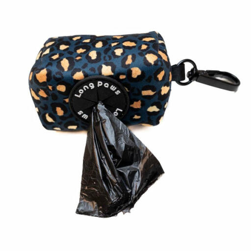 Långa tassar funk hunden bajspåse påse | leopard grönt & Gold