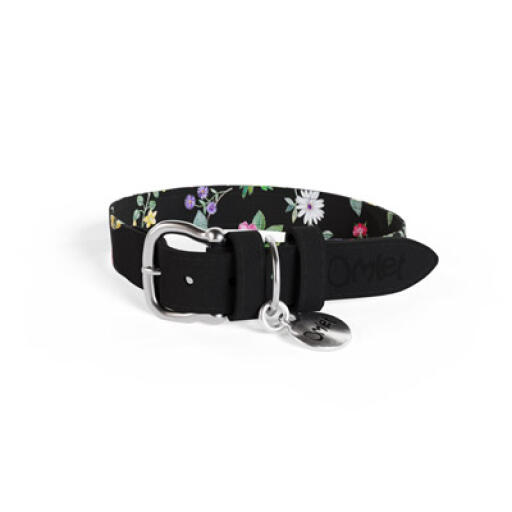 Omlet liten hund halsband midnight meadow