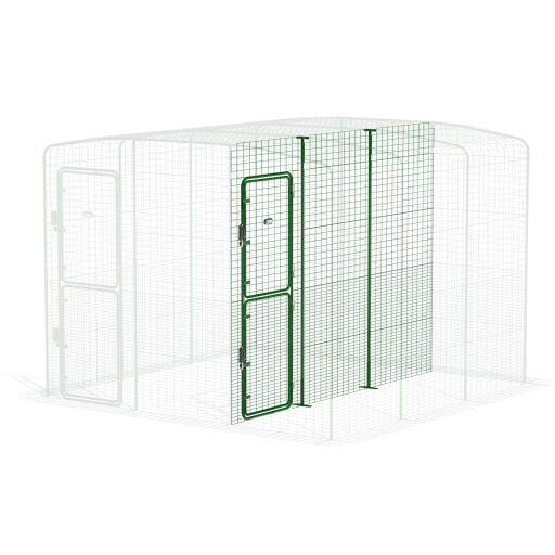 Walk in run partition high - 3 paneler (sidovy)