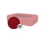 Omlet memory foam bolster hund säng medium i merlot red Omlet memory foam bolster hund säng medium i merlot red