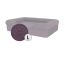 Omlet memory foam bolster hund säng stor i plommon lila Omlet memory foam bolster hund säng stor i plommon lila