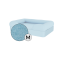 Omlet memory foam bolster hundbädd medium i himmelsblått