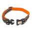 Long paws comfort padded hundhalsband svart och orange Long paws comfort padded hundhalsband svart och orange