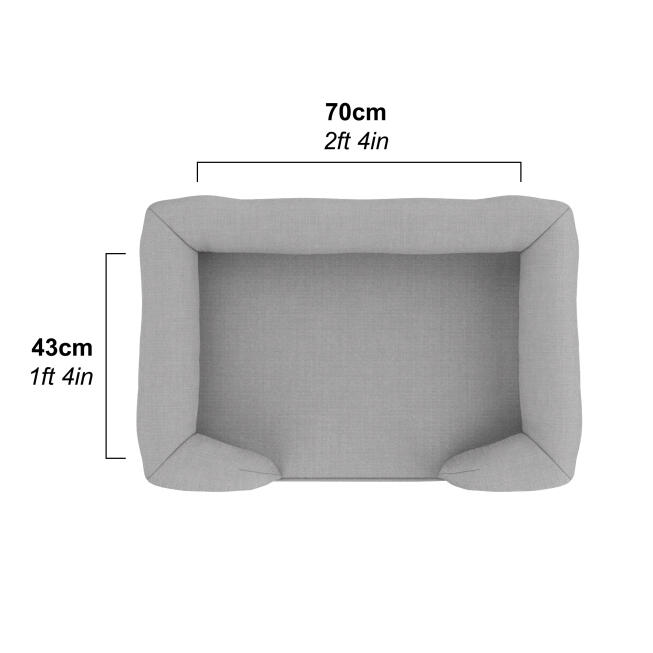 Medium bolster säng inre mått