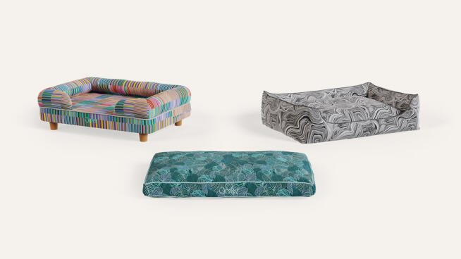 The Dog Walk Collection designerhundsängar från Omlet The Dog Walk Collection designerhundsängar från Omlet
