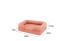 Måtten på en liten 24 rosa bolster säng Måtten på en liten 24 rosa bolster säng