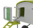 Automatiska hönsdörrfiskexor för Eglu Cube mk1 Automatiska hönsdörrfiskexor för Eglu Cube mk1