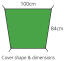 Täckningsdiagram för Eglu Go 1m Täckningsdiagram för Eglu Go 1m