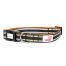 Long paws comfort padded hundhalsband svart och orange Long paws comfort padded hundhalsband svart och orange
