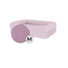 Omlet memory foam bolster hund säng medium i lavendel lila