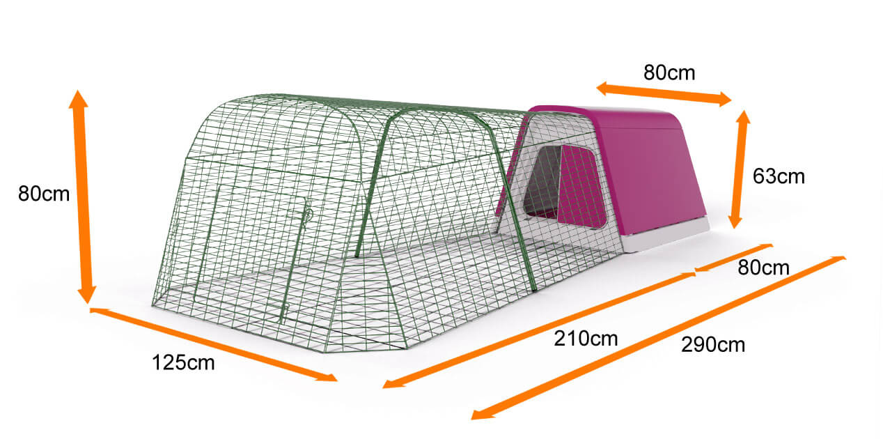 Eglu go rabbit hutch dimensions