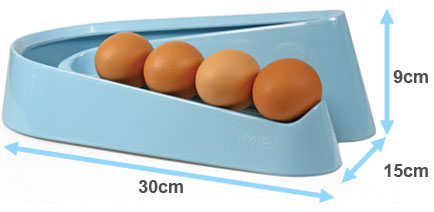 Mått på Egg Ramp™.