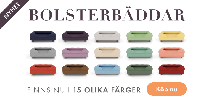 Omlets bolsterbädd finns i 15 olika färger