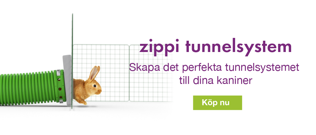 Zippi Rabbit Tunnel System Banner